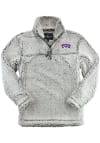 Main image for TCU Horned Frogs Womens Grey Sherpa 1/4 Zip Pullover