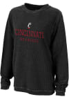 Main image for Cincinnati Bearcats Womens Black Corded Crew Sweatshirt