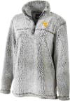 Main image for West Virginia Mountaineers Womens Grey Sherpa 1/4 Zip Pullover