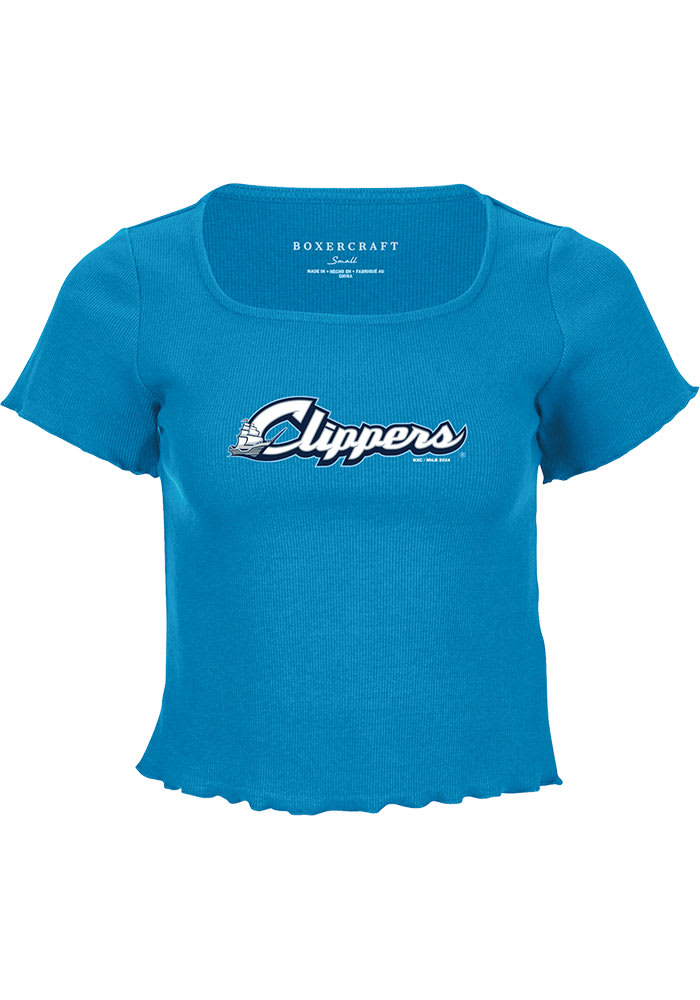 Columbus Clippers Womens Baby T Shirt BLUE