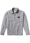 Main image for Mens Grey K-State Wildcats Saranac Qtr Zip Pullover