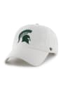 Michigan State Spartans 47 Clean Up Adjustable Hat - White