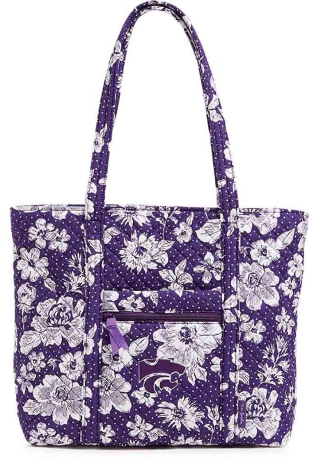 K-State Wildcats Vera Bradley Rain Garden Tote Bag - Purple