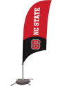 NC State Wolfpack 7.5 Foot Cross Base Tall Team Flag