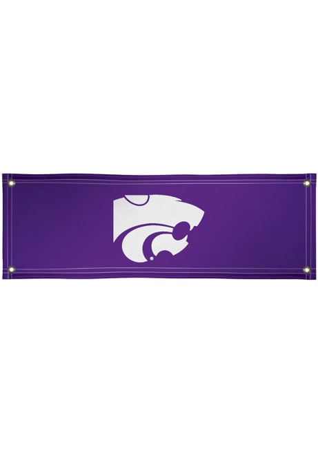 Purple K-State Wildcats 2x6 Vinyl Banner