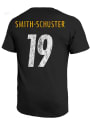 JuJu Smith-Schuster Pittsburgh Steelers Majestic Threads Primary Name And Number T-Shirt - Black