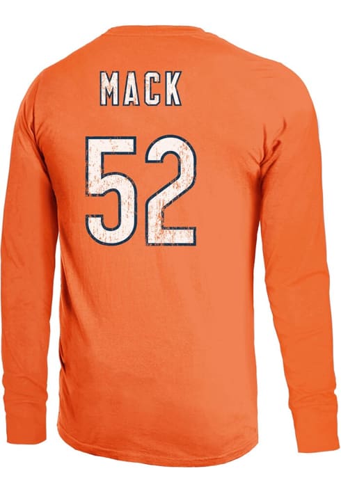 Outerstuff Big Boys Khalil Mack Orange Chicago Bears Mainliner Player Name  and Number T-shirt - ShopStyle