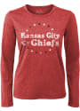 Kansas City Chiefs Womens Boyfriend Stars T-Shirt - Red