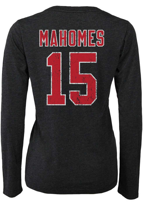 Patrick Mahomes Kansas City Chiefs Mens Grey Primary Name And Number Player  Hood