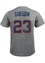 Kirk Gibson Detroit Tigers Majestic Threads Name And Number T-Shirt - Grey