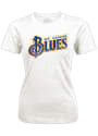 St Louis Blues Womens Retro Wordmark T-Shirt -