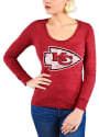 Kansas City Chiefs Womens Triblend T-Shirt - Red