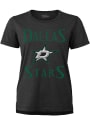 Dallas Stars Womens Triblend T-Shirt - Black