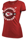 Kansas City Chiefs Womens 2020 Conference Champions End Zone T-Shirt - Red
