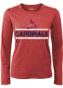 St Louis Cardinals Womens Boyfriend T-Shirt - Red