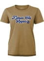 Kansas City Royals Womens Boyfriend T-Shirt - Gold