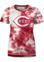 Cincinnati Reds Womens Tie Dye T-Shirt - Red