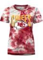 Kansas City Chiefs Womens Tie Dye T-Shirt - Red
