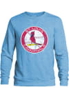Main image for St Louis Cardinals Mens Light Blue Coop Logo Long Sleeve Fashion Sweatshirt