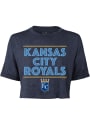 Kansas City Royals Womens Phosphate T-Shirt - Navy Blue