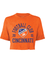 FC Cincinnati Womens Ball Hog T-Shirt - Orange