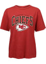Kansas City Chiefs Womens Burble T-Shirt - Red