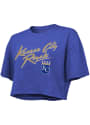 Kansas City Royals Womens Dirty Dribble T-Shirt - Blue