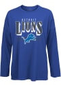 Detroit Lions Womens Bernard T-Shirt - Blue
