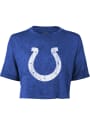 Indianapolis Colts Womens Hard Hit T-Shirt - Blue