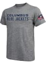Columbus Blue Jackets Wordmark Fashion T Shirt - Grey
