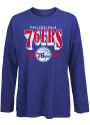 Philadelphia 76ers Womens Bernard T-Shirt - Blue