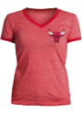 Chicago Bulls Womens Primary T-Shirt - Red