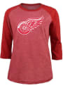 Detroit Red Wings Womens Primary T-Shirt - Red