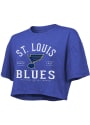 St Louis Blues Womens Field Goal T-Shirt - Blue