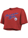 Philadelphia 76ers Womens Dirty Dribble T-Shirt - Red