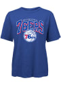 Philadelphia 76ers Womens Burble T-Shirt - Blue