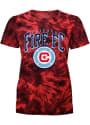 Chicago Fire Womens Tie Dye T-Shirt - Red