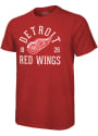 Detroit Red Wings Puck Hog Fashion T Shirt - Red