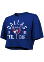 FC Dallas Womens Cropped T-Shirt - Blue