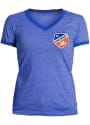 FC Cincinnati Womens Ringer T-Shirt - Blue