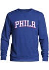 Main image for Philadelphia 76ers Mens Blue WORDMARK Long Sleeve Fashion Sweatshirt