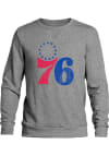 Main image for Philadelphia 76ers Mens Grey PRIMARY Long Sleeve Fashion Sweatshirt