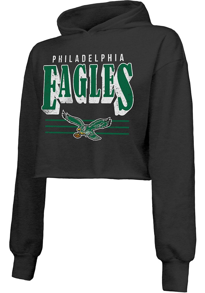 Industry Rag Philadelphia Eagles Women s Black Everlasting Hooded Sweatshirt Black 100 Cotton Size XL Rally House