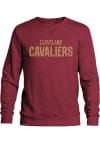 Main image for Cleveland Cavaliers Mens Maroon Wordmark Long Sleeve Fashion Sweatshirt