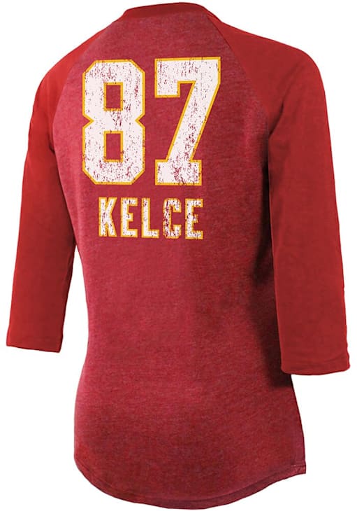 Travis Kelce Kansas City Chiefs Womens Red 2023 Super Bowl