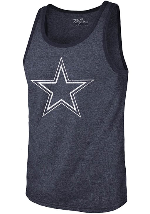 Dallas Cowboys Mens Short Sleeve NAVY Primary Logo Tank Top 18243483