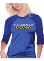 St Louis Blues Womens Raglan Blue T-Shirt