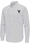 Main image for Antigua West Virginia Mountaineers Mens Ash Ellis Long Sleeve Dress Shirt