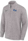 Main image for Mens Pitt Panthers Grey Nike Coach Qtr Zip Pullover