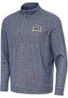 Main image for Mens Drexel Dragons Navy Blue Antigua Subtle Qtr Zip Pullover